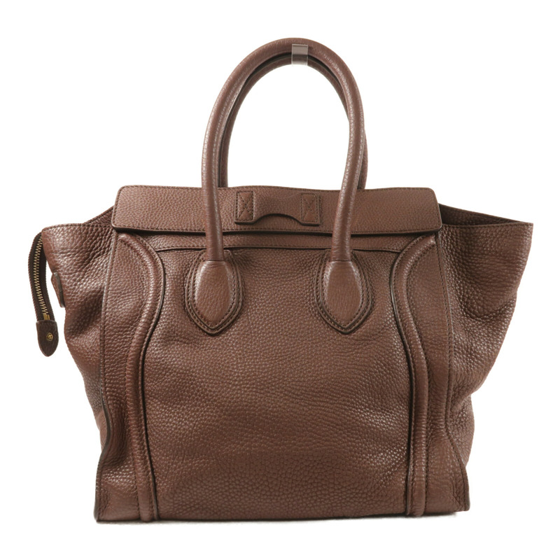 CELINE 牛皮皮革Mini Luggage金扣手挽袋-1