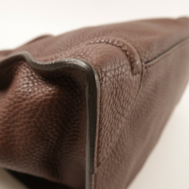 CELINE 牛皮皮革Mini Luggage金扣手挽袋-11