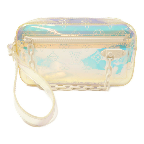 LOUIS VUITTON Monogram Prism Pochette Volga手拿包