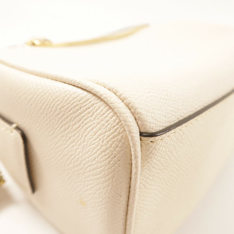 COACH 牛皮皮革Shoulder Bag金扣肩背袋-9