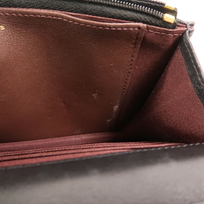 CHANEL 羊皮皮革Wallet On Chain金扣鏈帶肩背袋-13