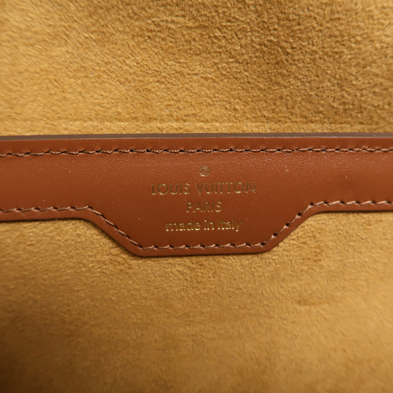 LOUIS VUITTON Monogram Papillon Trunk金扣手挽肩背兩用袋棕色-5