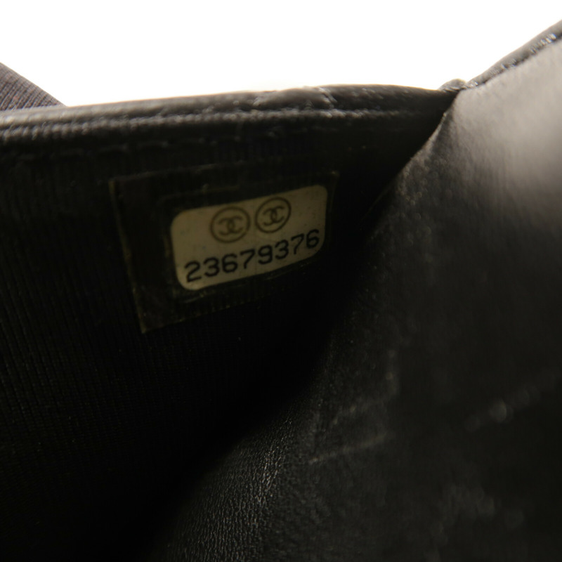 CHANEL 羊皮皮革WOC Wallet On Chain銀扣鏈帶肩背袋-7