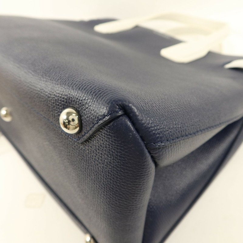 BURBERRY 牛皮皮革Banner Bag銀扣手挽肩背兩用袋-11