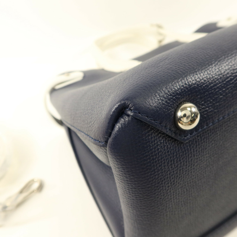 BURBERRY 牛皮皮革Banner Bag銀扣手挽肩背兩用袋-14