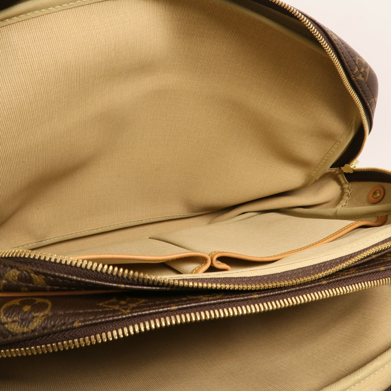 LOUIS VUITTON Monogram Reporter GM金扣肩背袋-4