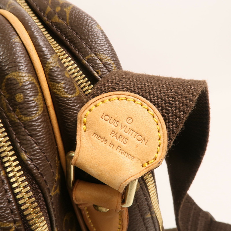 LOUIS VUITTON Monogram Reporter GM金扣肩背袋-6