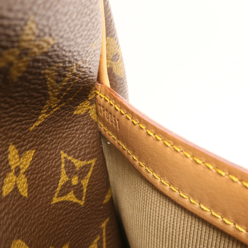 LOUIS VUITTON Monogram Reporter GM金扣肩背袋-7