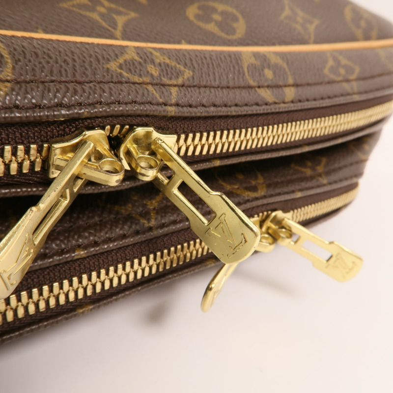 LOUIS VUITTON Monogram Reporter GM金扣肩背袋-14