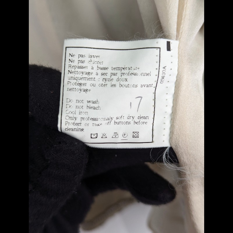 莉亞精品♡Chanel 黑灰毛呢小香風外套 尺碼41 二手美品-6
