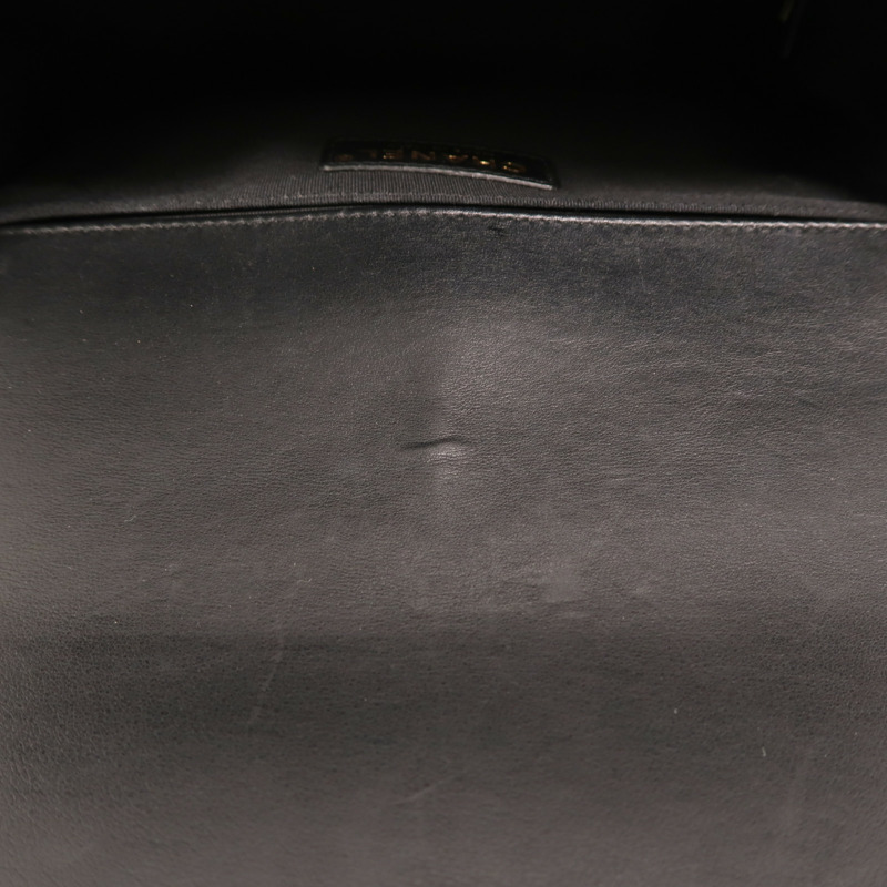 CHANEL 羊皮皮革Boy 25金扣鏈帶肩背袋-15