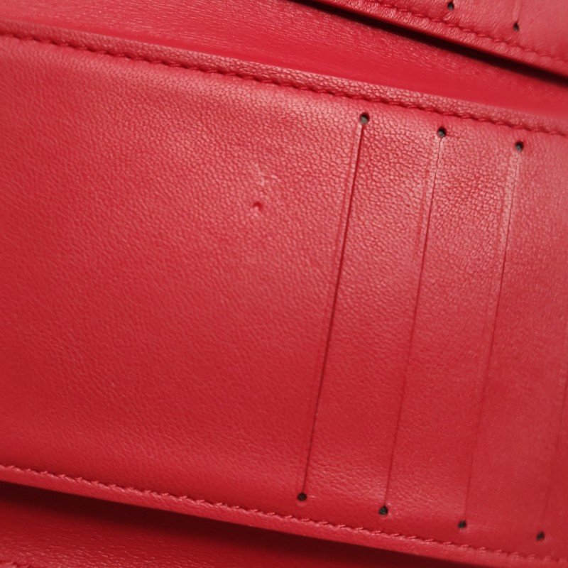 Louis Vuitton(LV)Capucines迷你牛皮純色金屬搭扣錢包-15