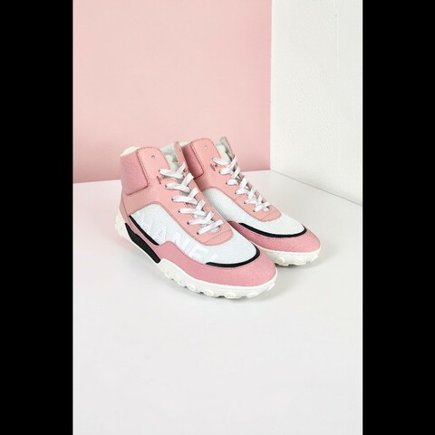 莉亞精品♡Chanel 網面高筒運動鞋 尺碼37 近新閒置