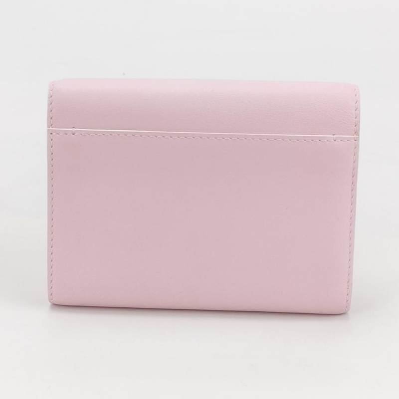 Delvaux牛皮純色子母包錢包-4