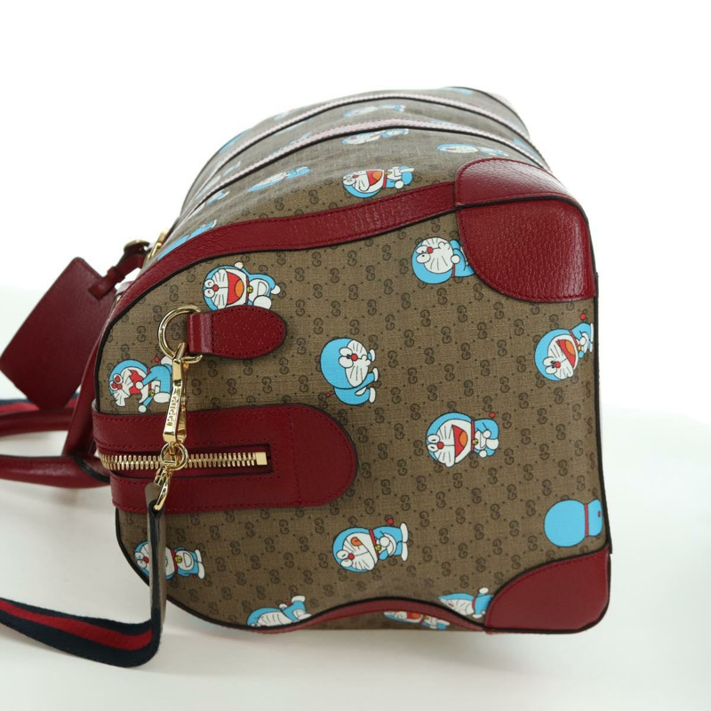 【日本直送】GUCCI Micro GG Supreme GUCCI × Doraemon 手提包 PVC 兩用 米色 647815 正品 167007SAM-2