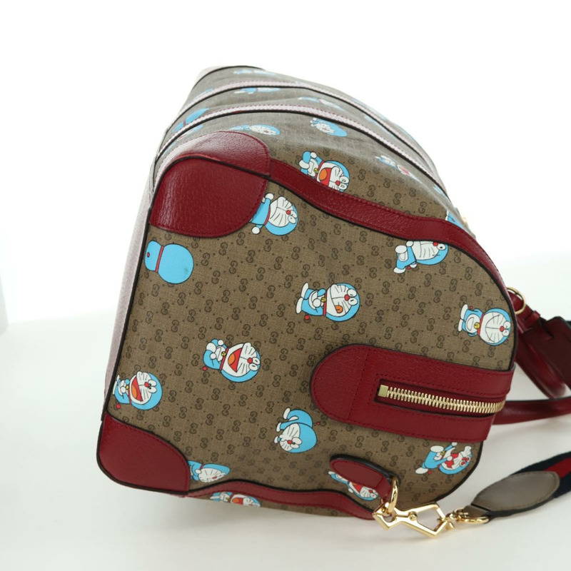 【日本直送】GUCCI Micro GG Supreme GUCCI × Doraemon 手提包 PVC 兩用 米色 647815 正品 167007SAM-3