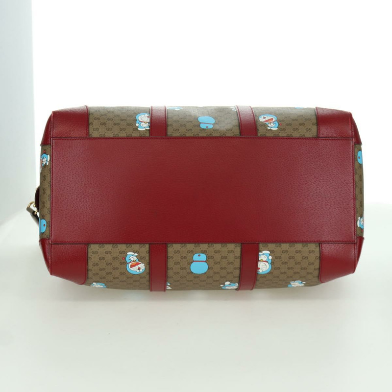 【日本直送】GUCCI Micro GG Supreme GUCCI × Doraemon 手提包 PVC 兩用 米色 647815 正品 167007SAM-4