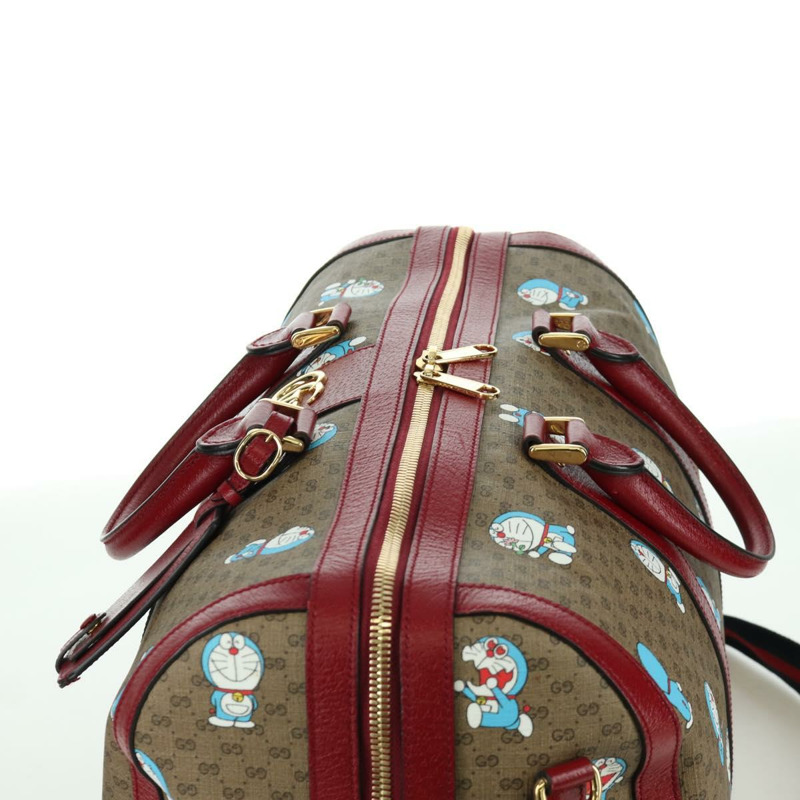 【日本直送】GUCCI Micro GG Supreme GUCCI × Doraemon 手提包 PVC 兩用 米色 647815 正品 167007SAM-5