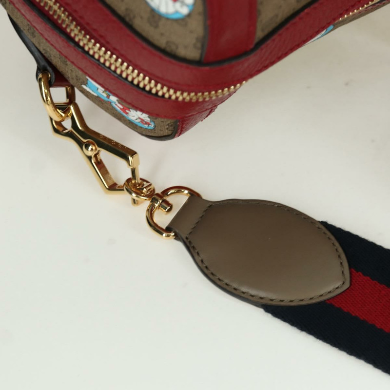 【日本直送】GUCCI Micro GG Supreme GUCCI × Doraemon 手提包 PVC 兩用 米色 647815 正品 167007SAM-8
