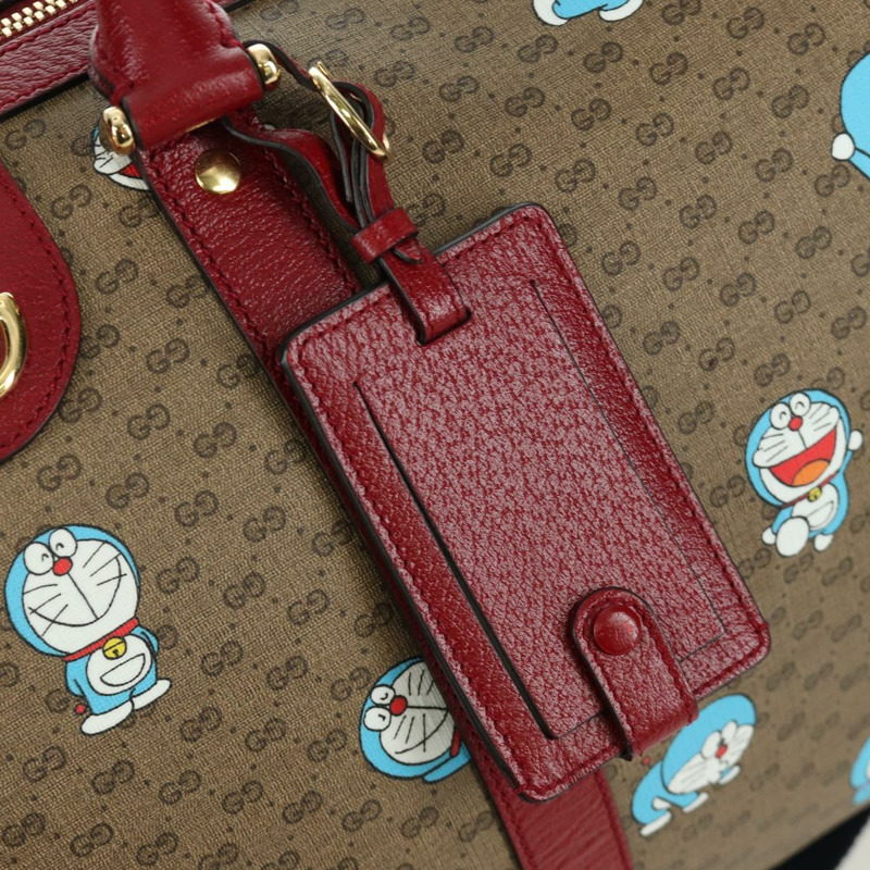 【日本直送】GUCCI Micro GG Supreme GUCCI × Doraemon 手提包 PVC 兩用 米色 647815 正品 167007SAM-18