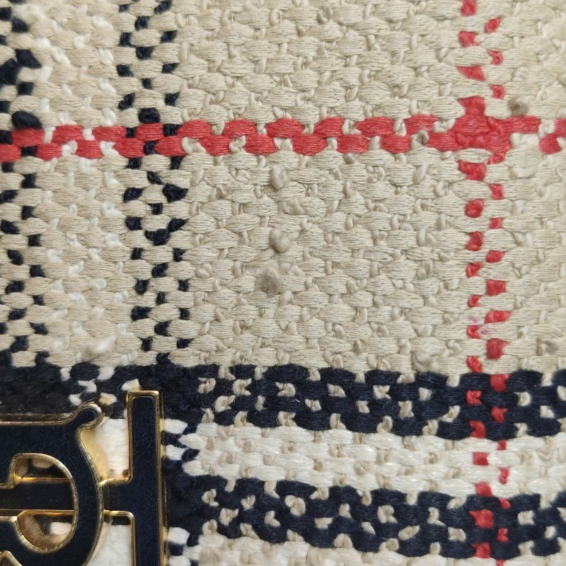 Burberry Lola蘿納包迷你拼色格紋編織絎縫斜挎包單肩包-14