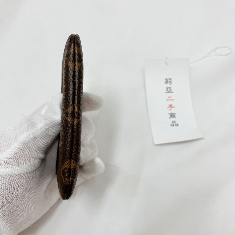 莉亞精品♡ LV M62650 鑰匙拉鍊零錢包 老花 二手-4