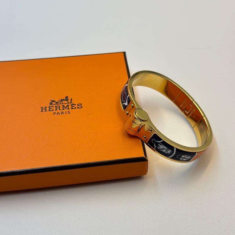 Hermes 愛馬仕 琺瑯手環-0