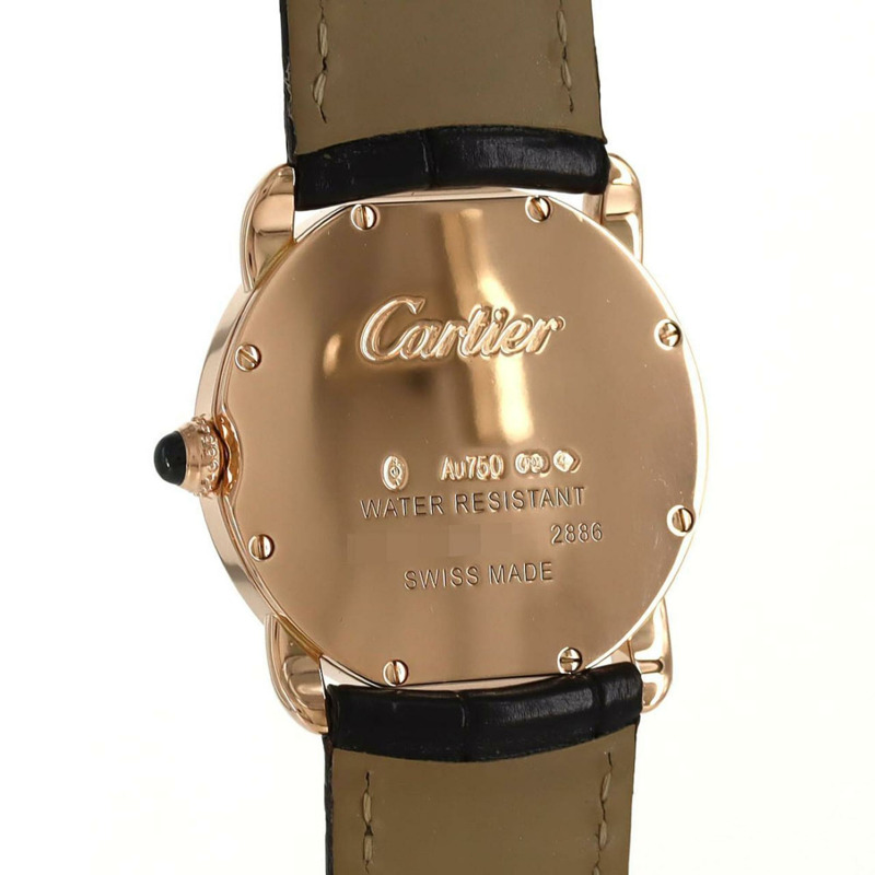 卡地亞 Ronde LC PG W6800151 PG/RG 石英錶-5