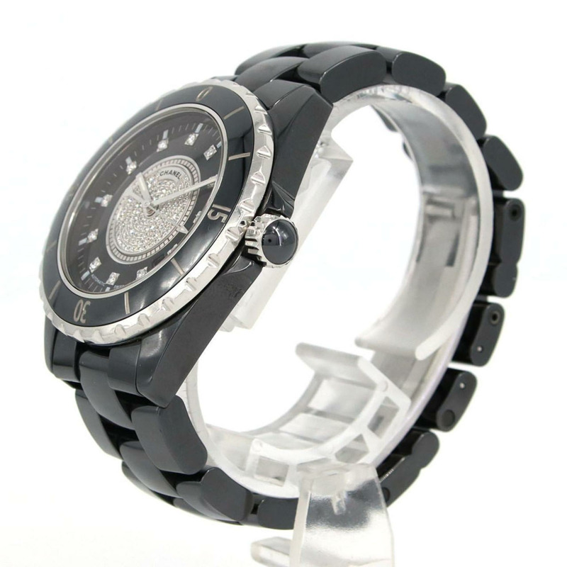 香奈兒 J12 38毫米陶瓷12鑽中央鑲鑽H1757自動腕錶-1