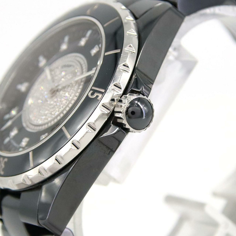 香奈兒 J12 38毫米陶瓷12鑽中央鑲鑽H1757自動腕錶-3