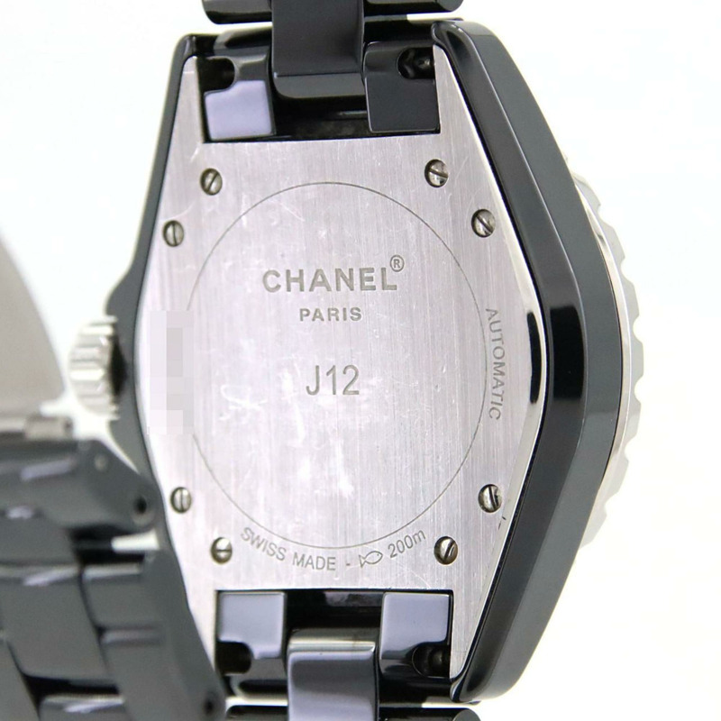 香奈兒 J12 38毫米陶瓷12鑽中央鑲鑽H1757自動腕錶-5