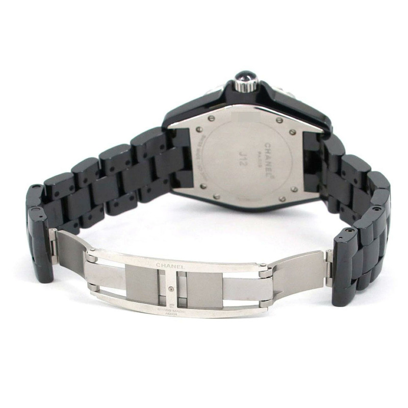 香奈兒 J12 38毫米陶瓷12鑽中央鑲鑽H1757自動腕錶-6