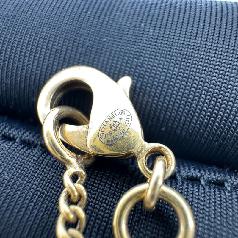 Chanel Vintage 10A 樹脂Paris-Shanghai系列山茶花俄羅斯娃娃吊墜項鏈-19