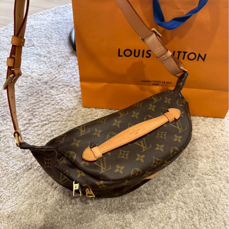 LOUIS VUITTON LV M43644 經典 Monogram 拉鍊腰包-13