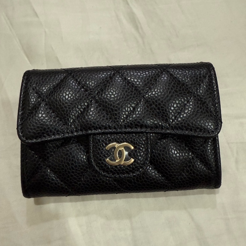 Chanel 荔枝皮卡夾 全新-2