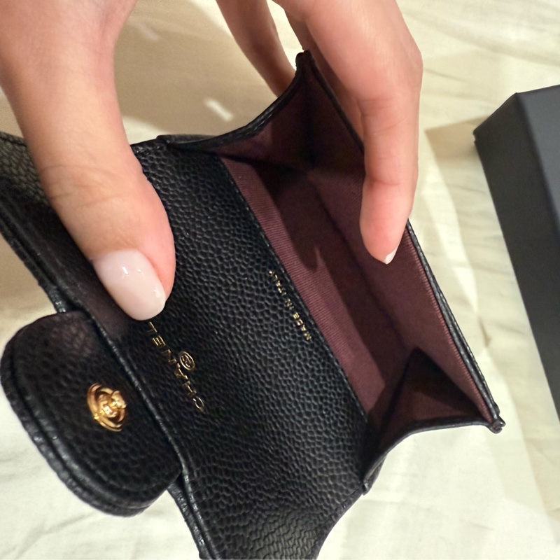 Chanel 荔枝皮卡夾 全新-3