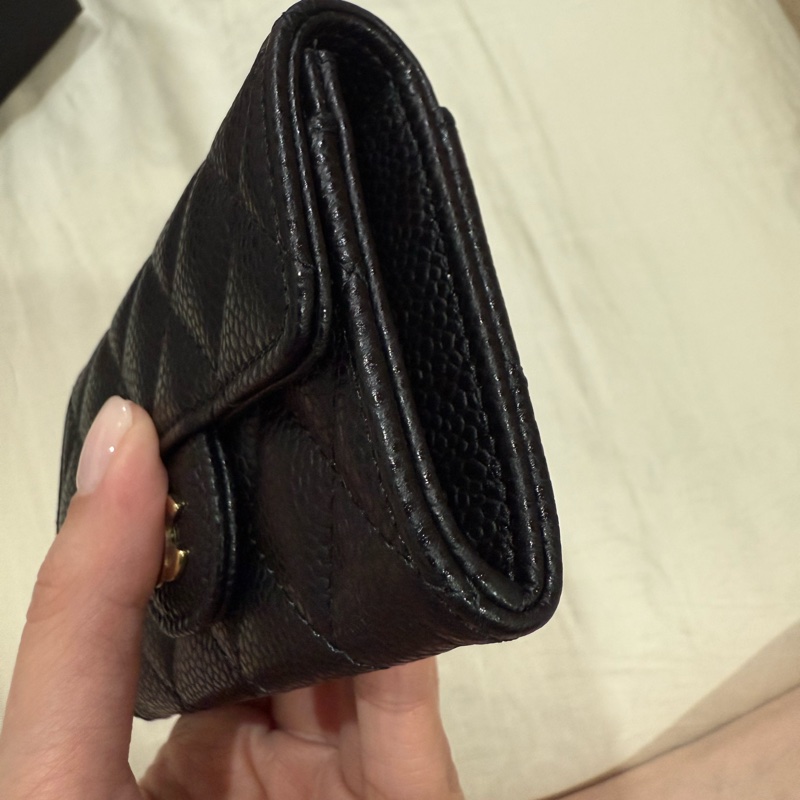 Chanel 荔枝皮卡夾 全新-7