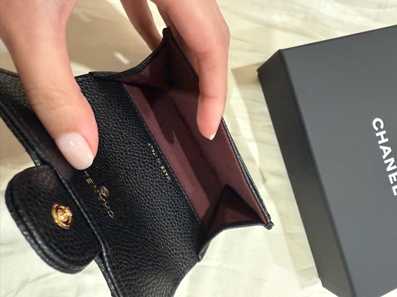 Chanel 荔枝皮卡夾 全新-9