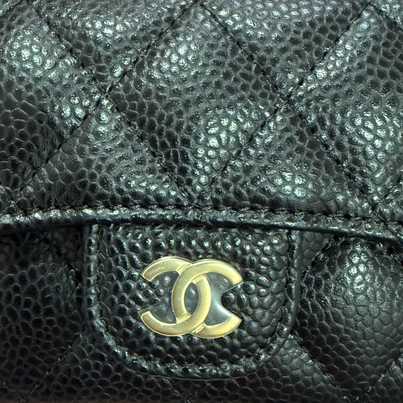 Chanel 荔枝皮卡夾 全新-11