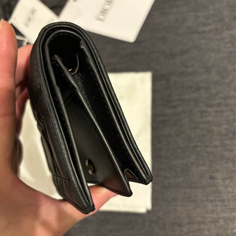 Christian  Dior 羊皮 鈔票零錢小卡包-12