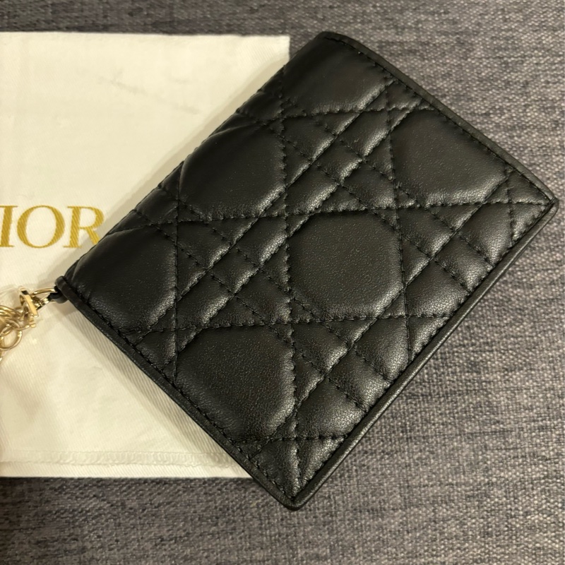 Christian  Dior 羊皮 鈔票零錢小卡包-16