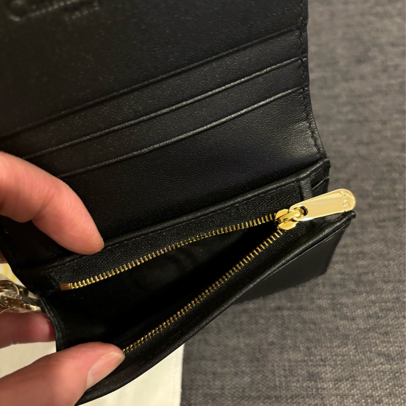 Christian  Dior 羊皮 鈔票零錢小卡包-17