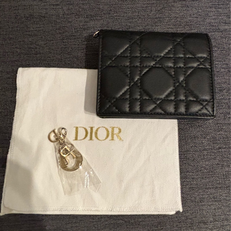 Christian  Dior 羊皮 鈔票零錢小卡包-18