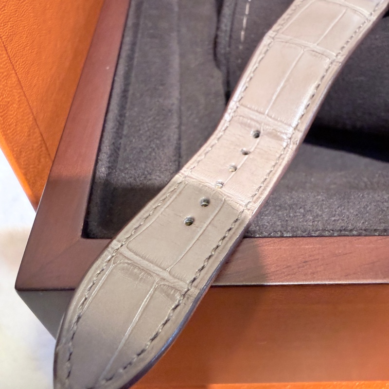 Hermes✨愛馬仕 仲夏夜之夢 Arceau 38mm 白盤月相 日曆 自動機械表 腕表 2024年購入原價近30萬 W041048WW00-18