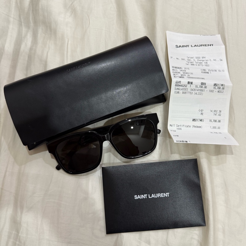 Saint Laurent YSL墨鏡 近全新-8