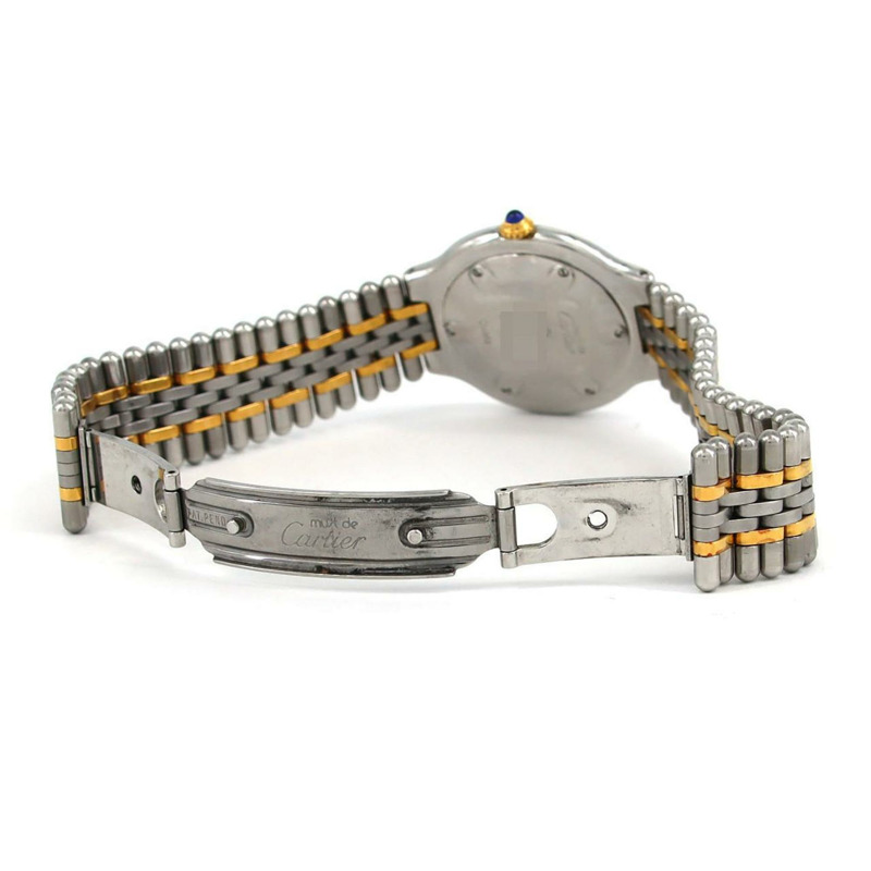 卡地亞 Must 21LM 雙色 W10050F4 SSxGP 石英錶-5