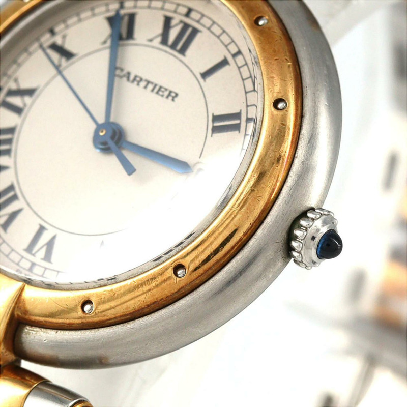 卡地亞 Panthère Vendome Aoyama LM 2ROW SSxYG 石英腕錶-2