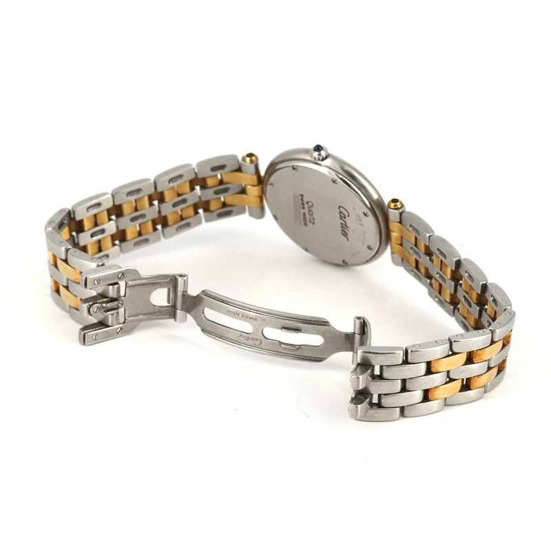 卡地亞 Panthère Vendome Aoyama LM 2ROW SSxYG 石英腕錶-5