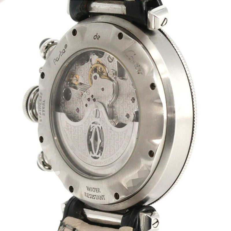 卡地亞 Pasha Chrono W3107355 精鋼自動腕錶-5