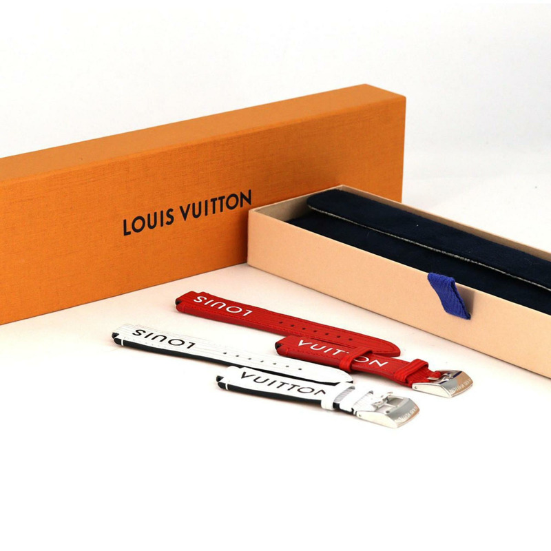 路易威登 Tambour 全黑計時碼錶 Q1A62 不鏽鋼自動腕錶-7